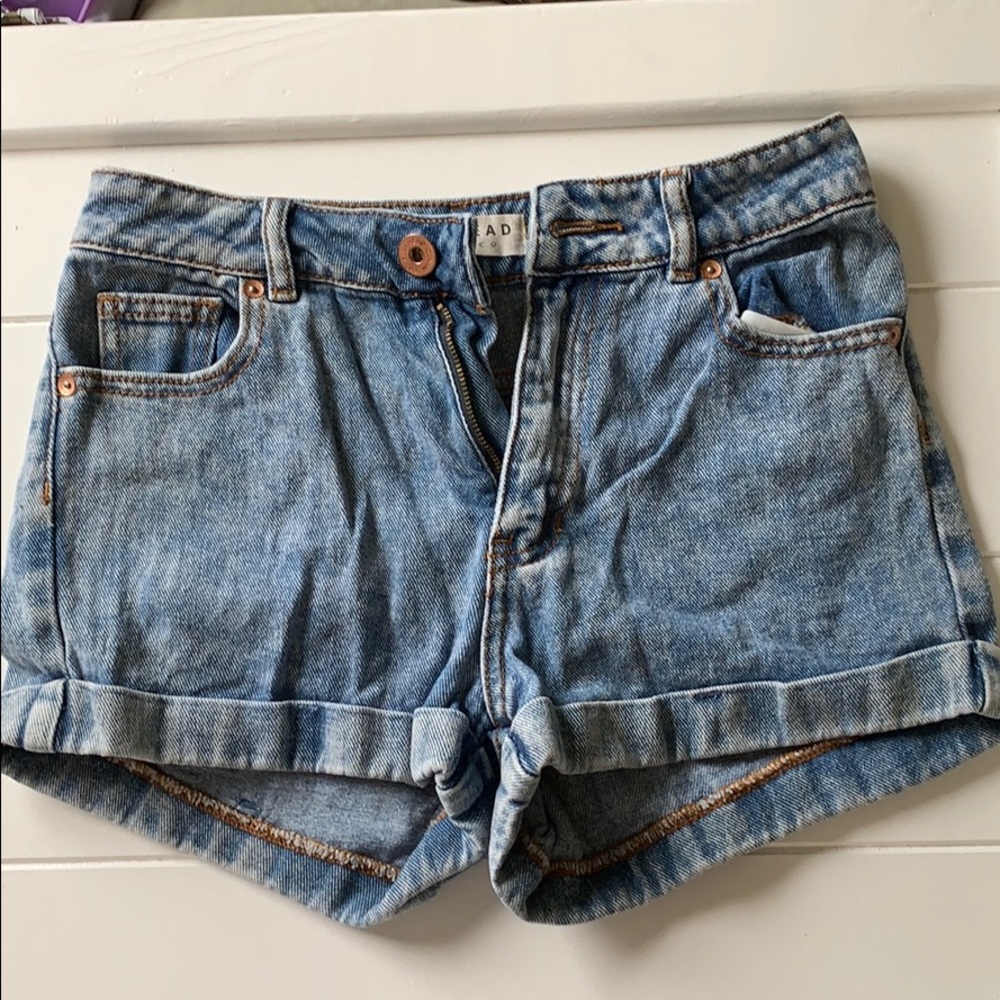 Bull head highwaisted mom shorts